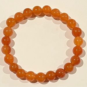 Sunstone Crystal Bead Bracelet NWOT